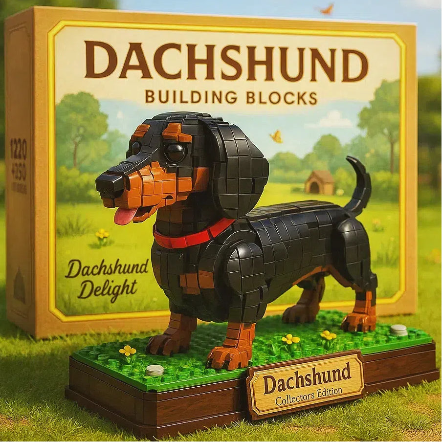 Dachshund Building Blocks