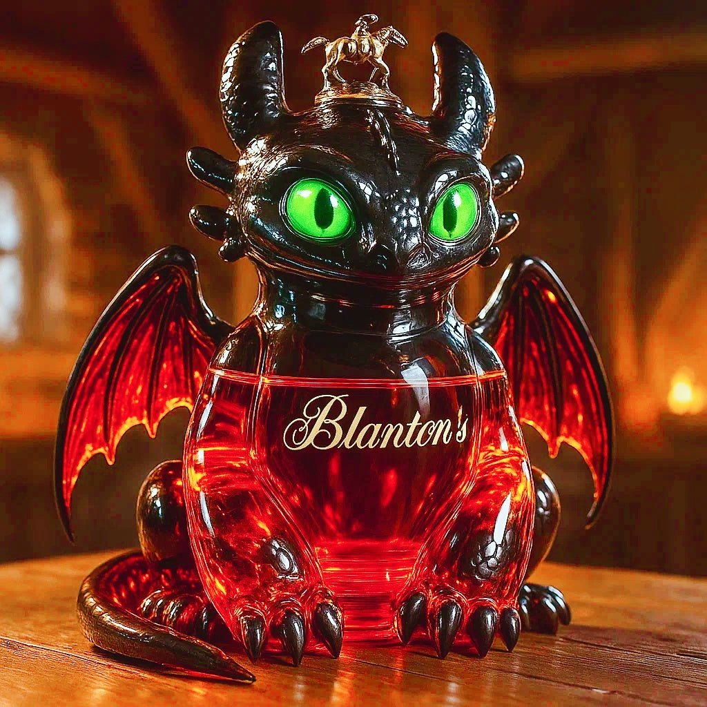 Toothless Collector's Limited-Edition Whiskey Bottle