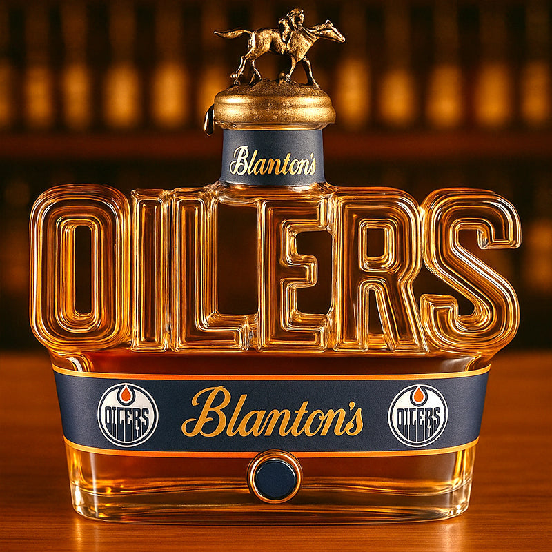 Edmonton Oilmen Whisky Bottles