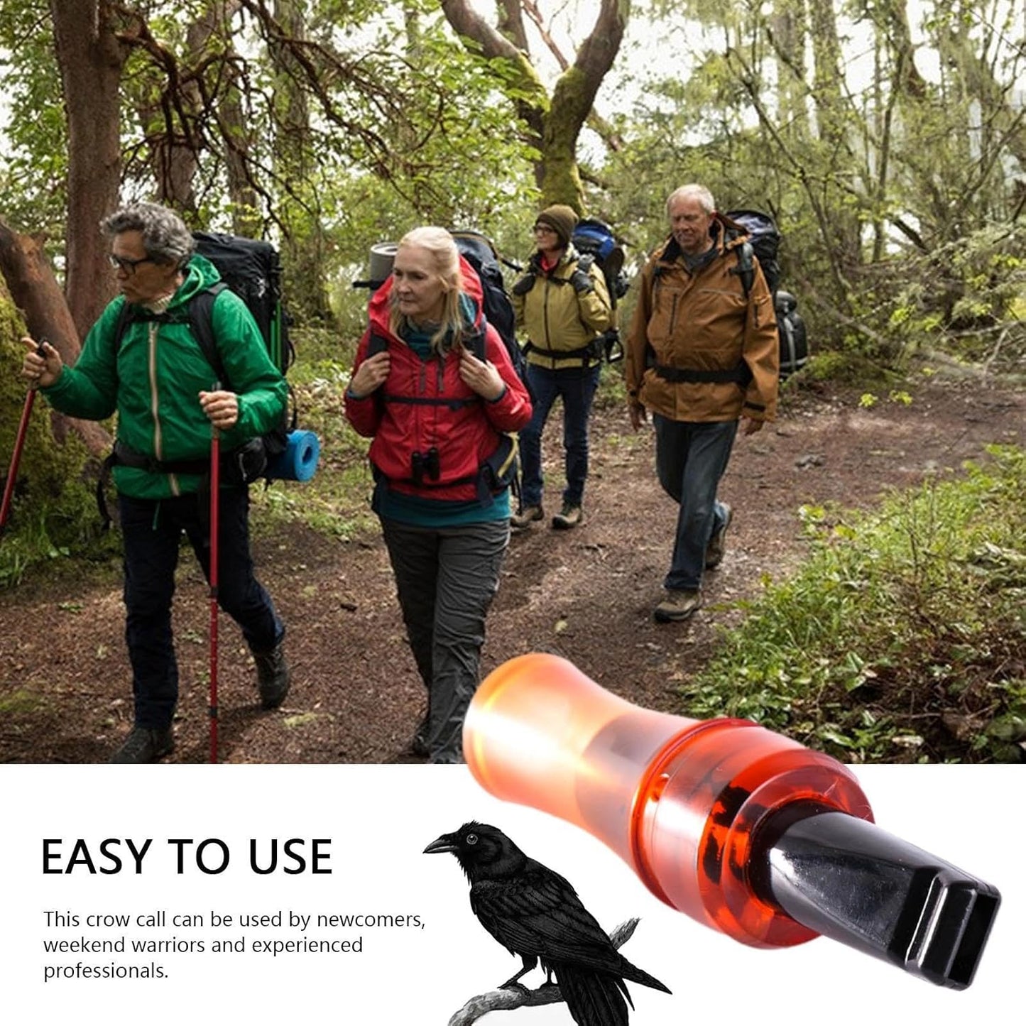 🎁Last Day Promotion 49% OFF🔥Decoying Imitation Hunting Crow Caller Whistles