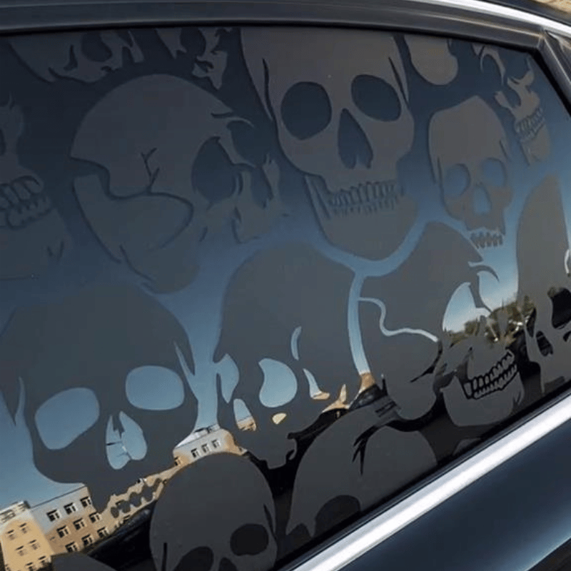 ⏰Historical Lowest Price: Save 49%- 2 Pieces Skull Cool Car Window Stickers