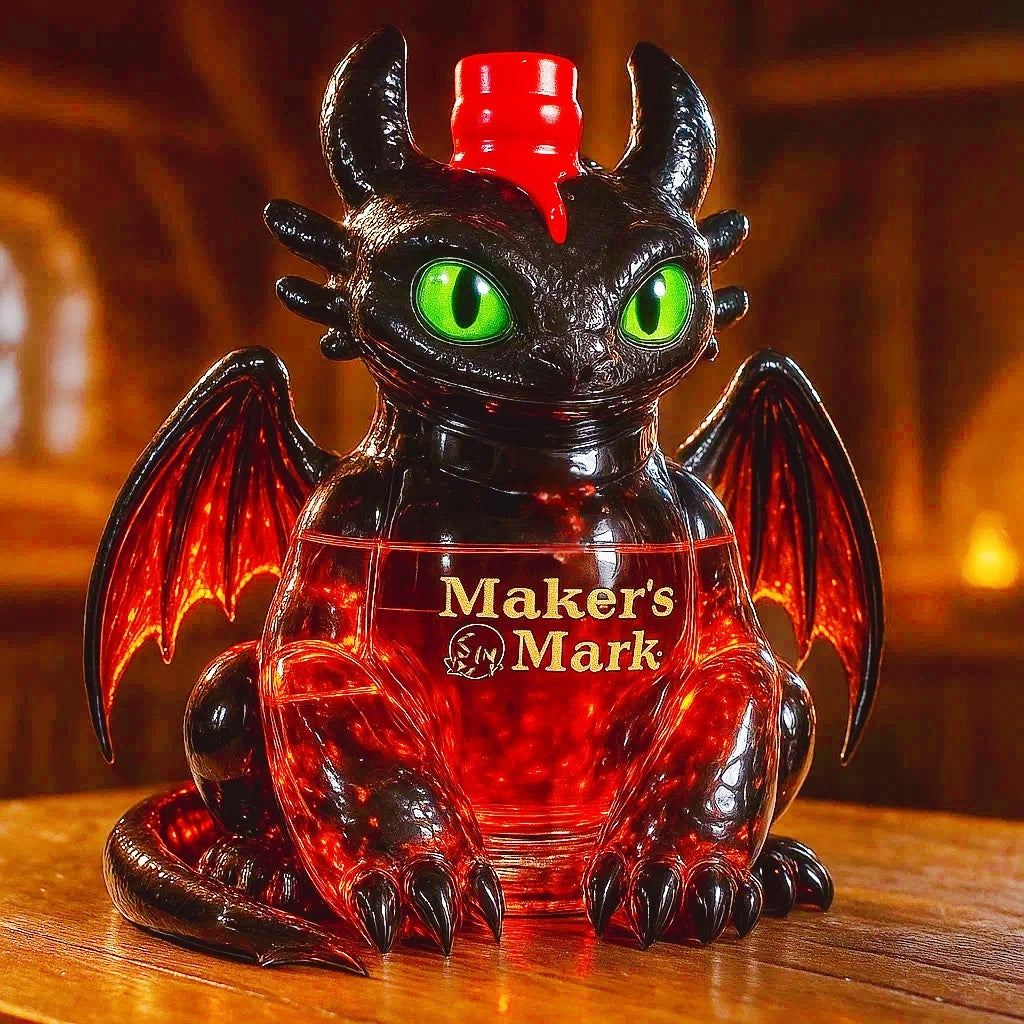 Toothless Collector's Limited-Edition Whiskey Bottle