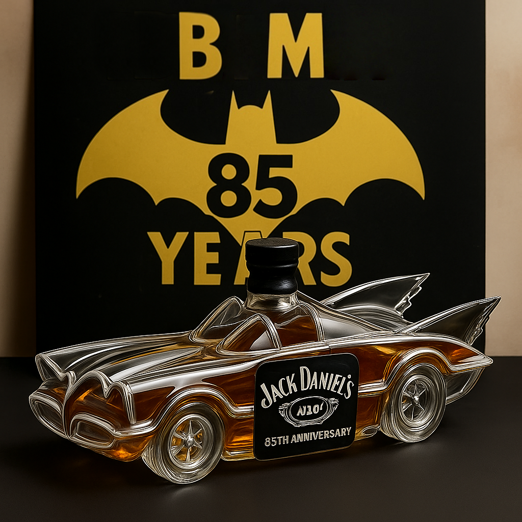Batman 85th Anniversary Whiskey Bottle