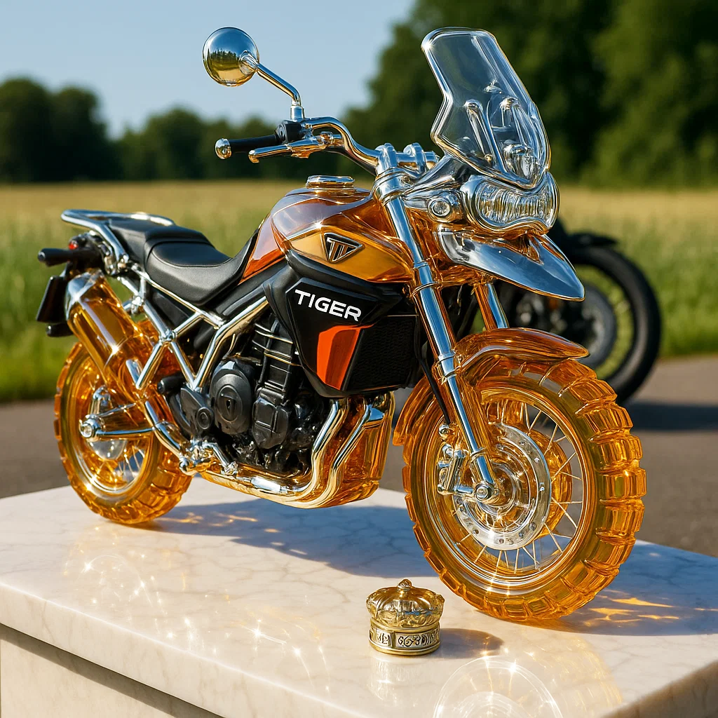 Tiger 900 Classic Collector's Whiskey Decanter