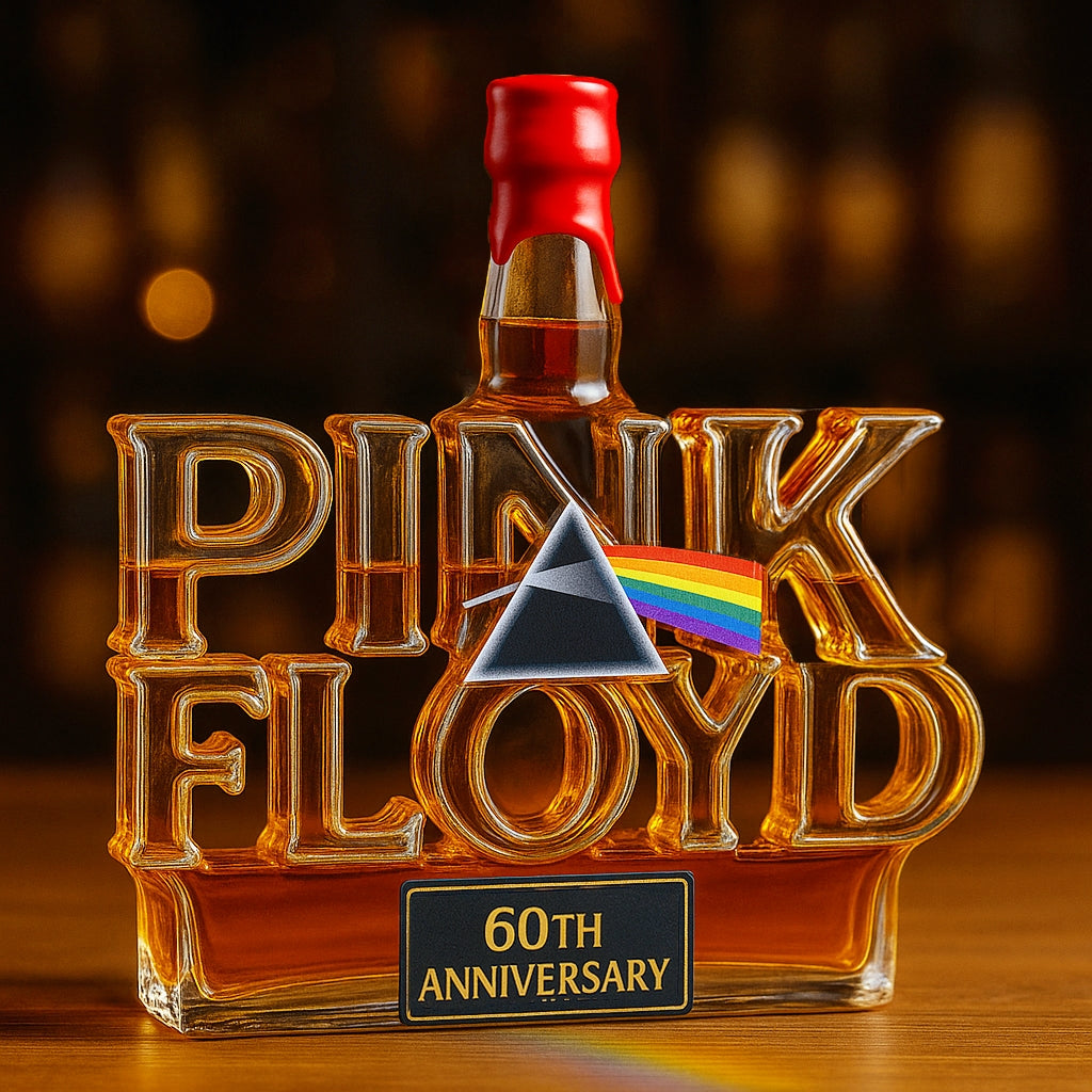 Pink Floyd’s 60th DSOTM Whiskey Bottle