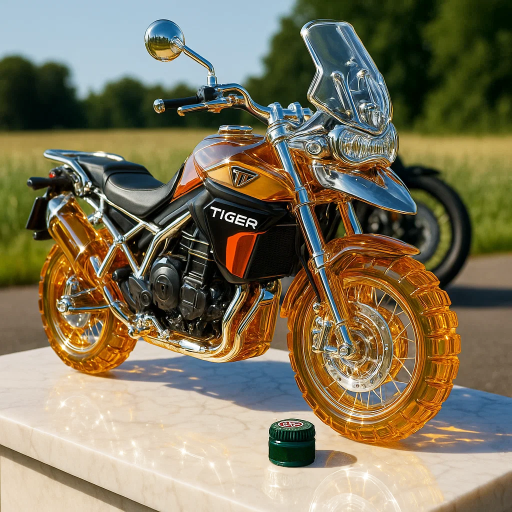 Tiger 900 Classic Collector's Whiskey Decanter