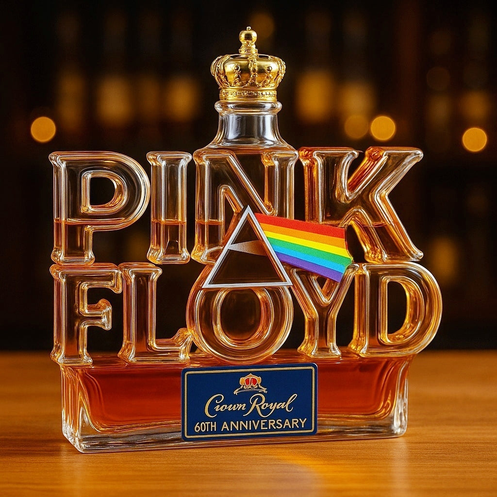 Pink Floyd’s 60th DSOTM Whiskey Bottle