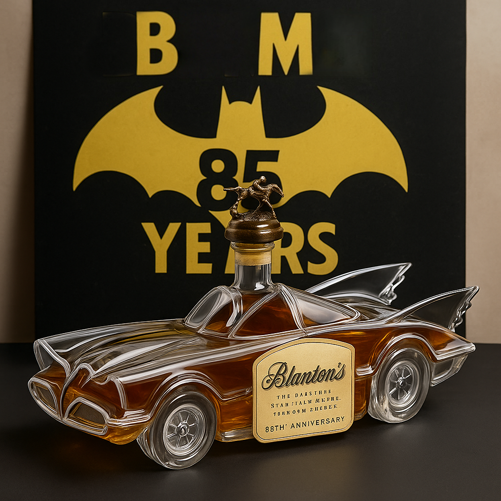Batman 85th Anniversary Whiskey Bottle