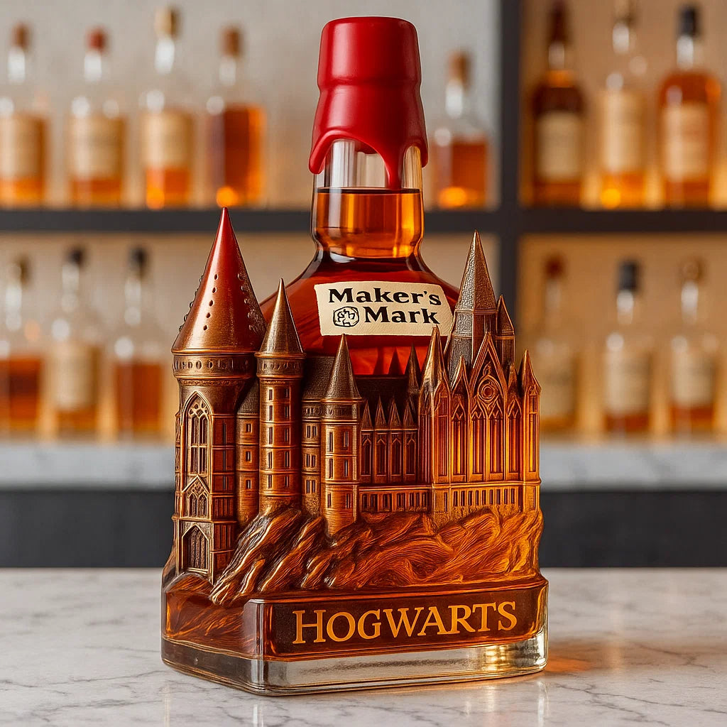 Hogwarts Castle Whiskey Bottle