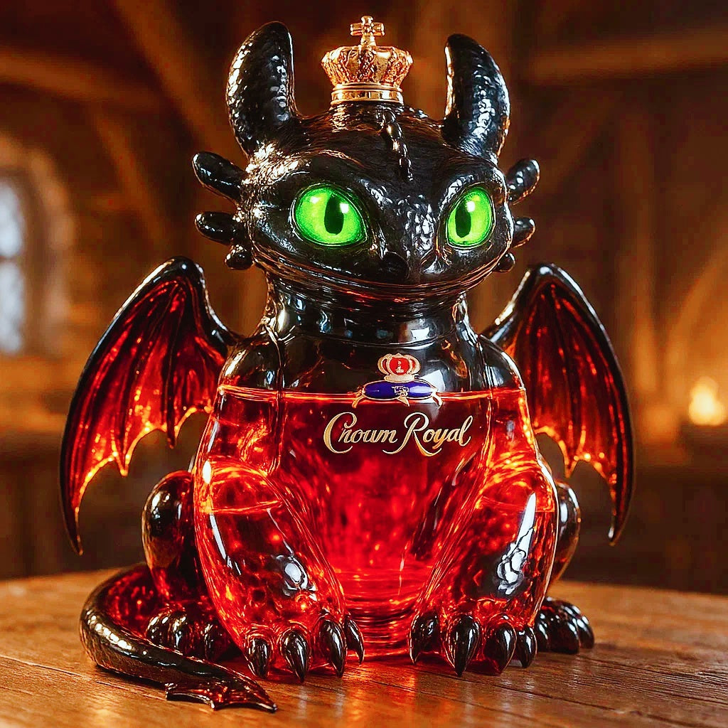 Toothless Collector's Limited-Edition Whiskey Bottle