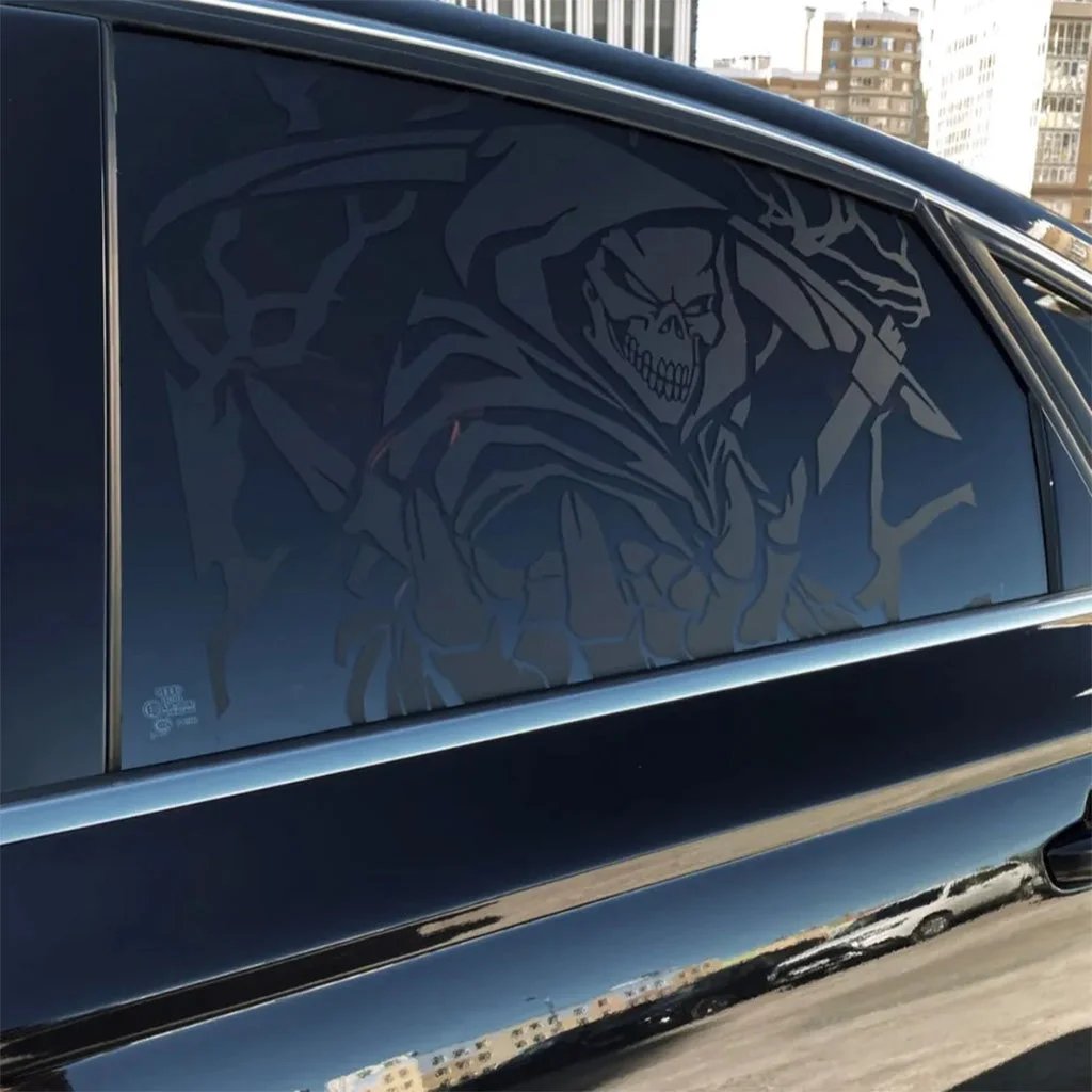 ⏰Historical Lowest Price: Save 49%- 2 Pieces Skull Cool Car Window Stickers