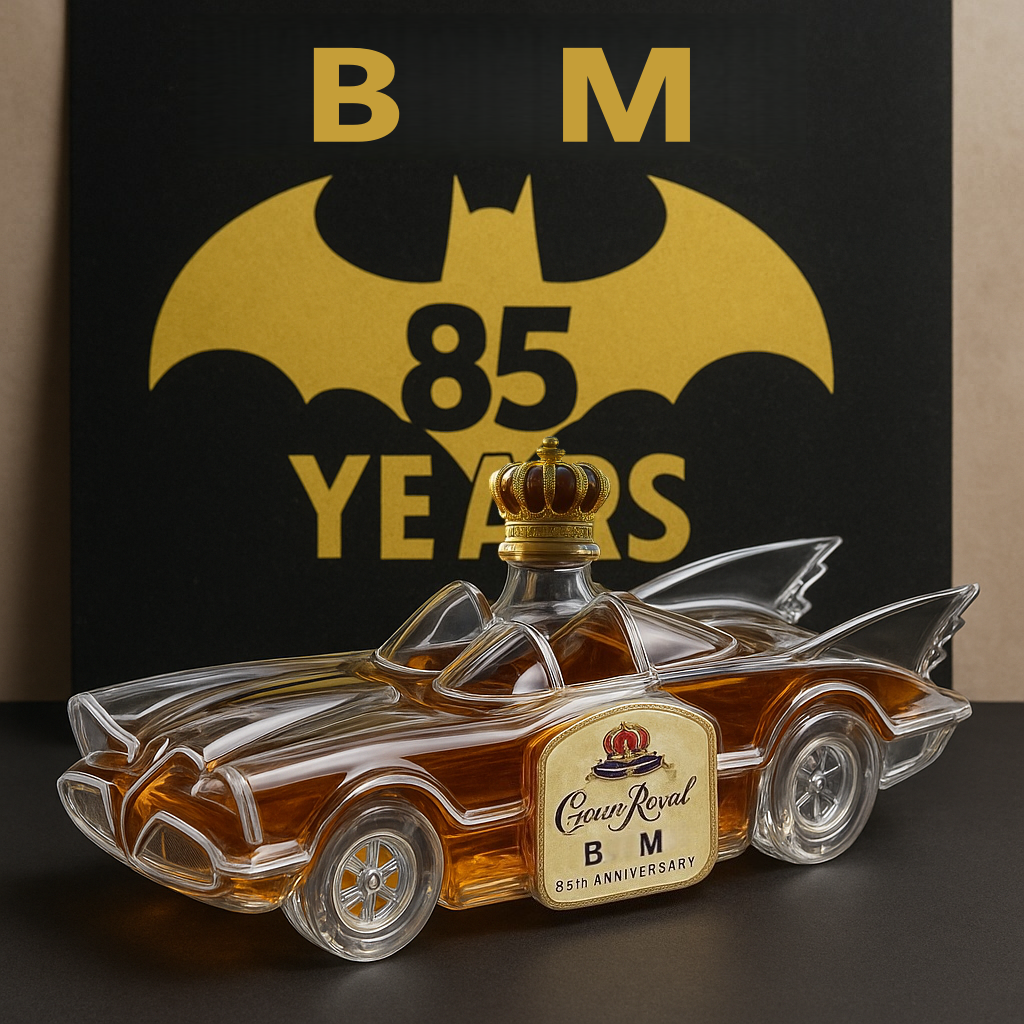 Batman 85th Anniversary Whiskey Bottle