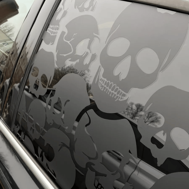 ⏰Historical Lowest Price: Save 49%- 2 Pieces Skull Cool Car Window Stickers