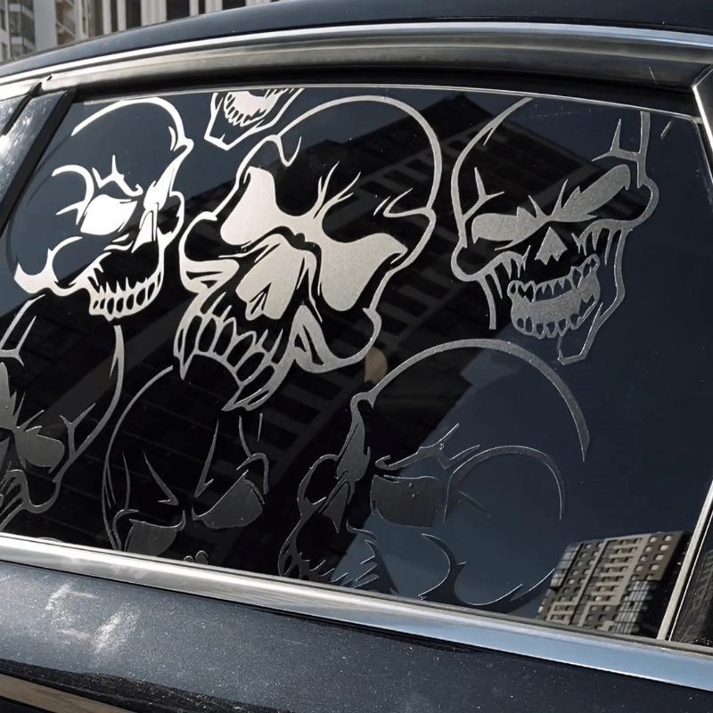 ⏰Historical Lowest Price: Save 49%- 2 Pieces Skull Cool Car Window Stickers