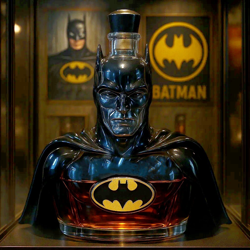 Classic Superhero Whisky Bottle