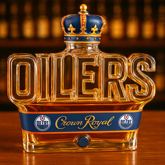 Edmonton Oilmen Whisky Bottles