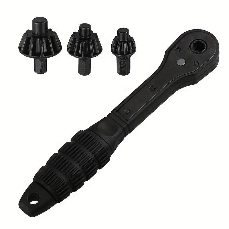 🎁Hot Sales Promotion 49% OFF🔥4pcs iron drill wrench, upgraded second generation, exchange head key, fast gear with 3 gears