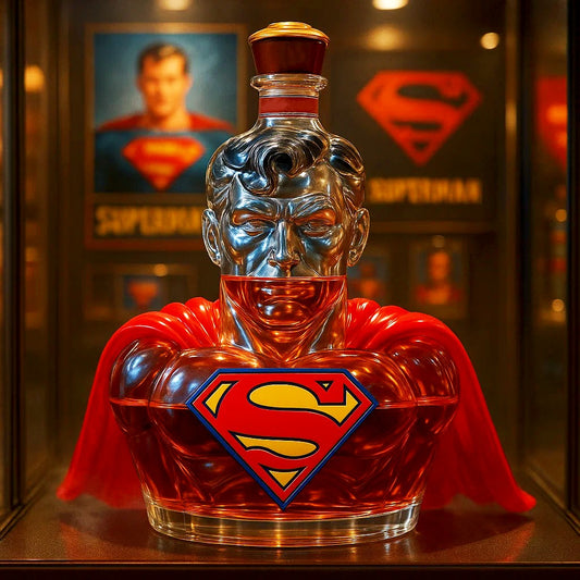 Classic Superhero Whisky Bottle