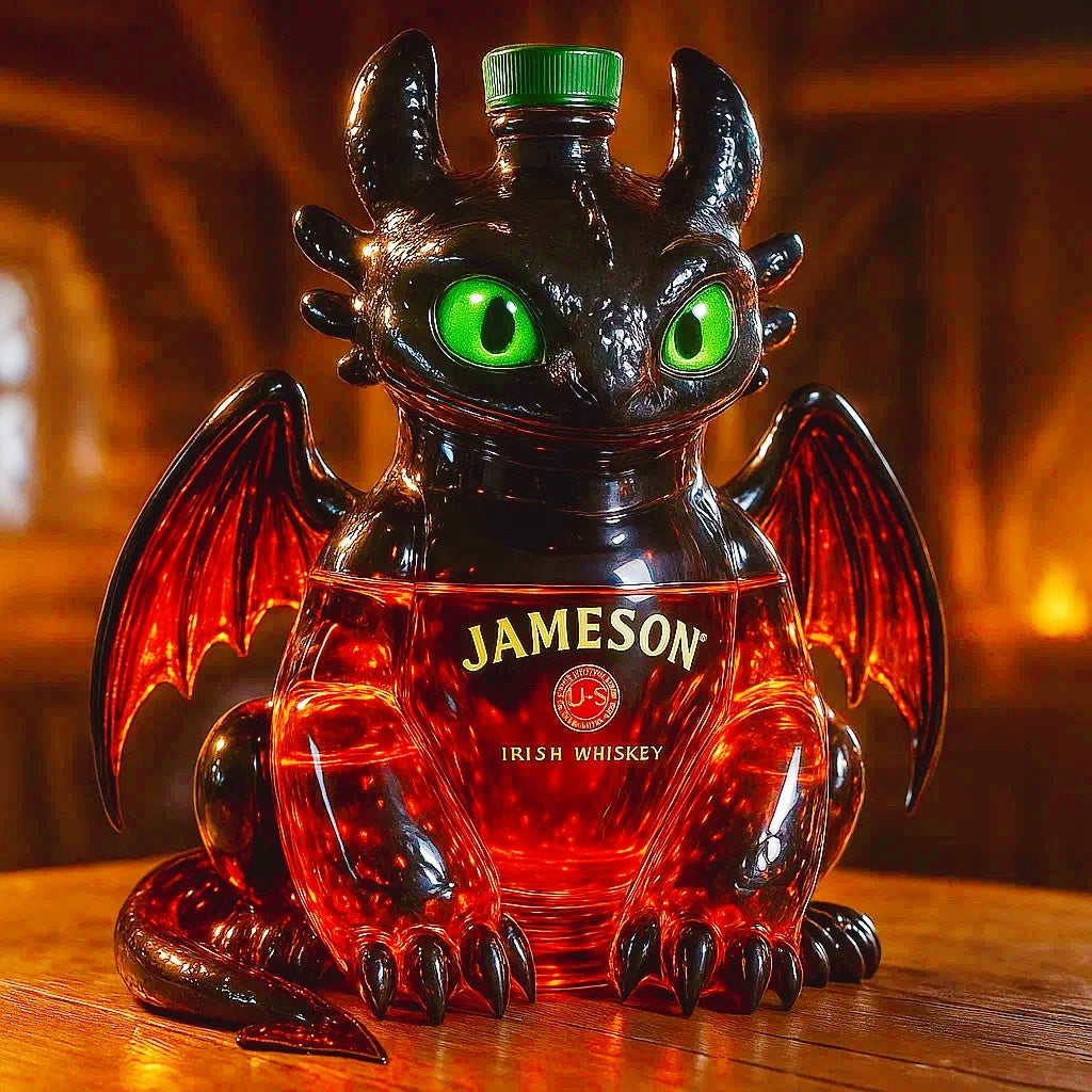 Toothless Collector's Limited-Edition Whiskey Bottle