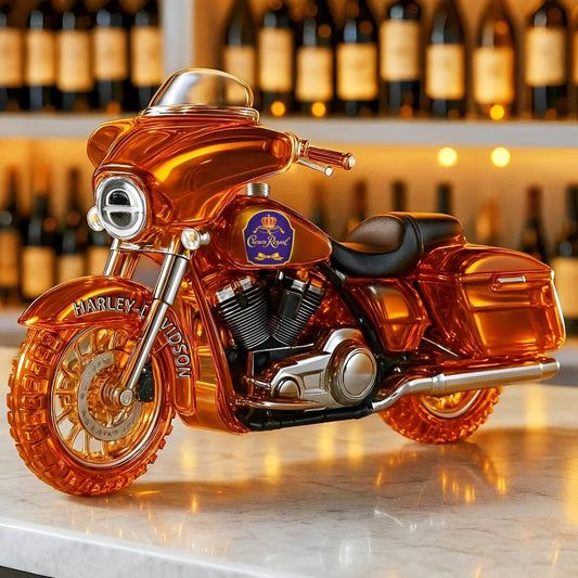 Harley Davidson Motorcycle Whisky Bottle