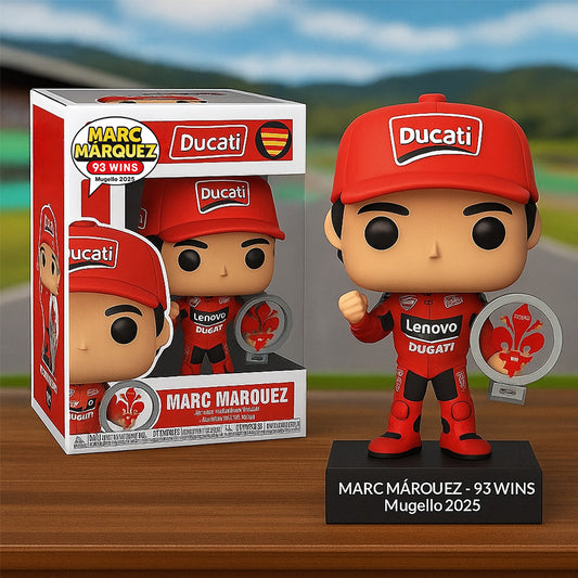 Marc Márquez 93rd Win at Mugello 2025 Pop Figure