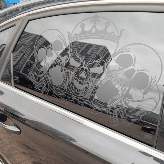 ⏰Historical Lowest Price: Save 49%- 2 Pieces Skull Cool Car Window Stickers