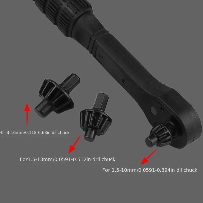 🎁Hot Sales Promotion 49% OFF🔥4pcs iron drill wrench, upgraded second generation, exchange head key, fast gear with 3 gears